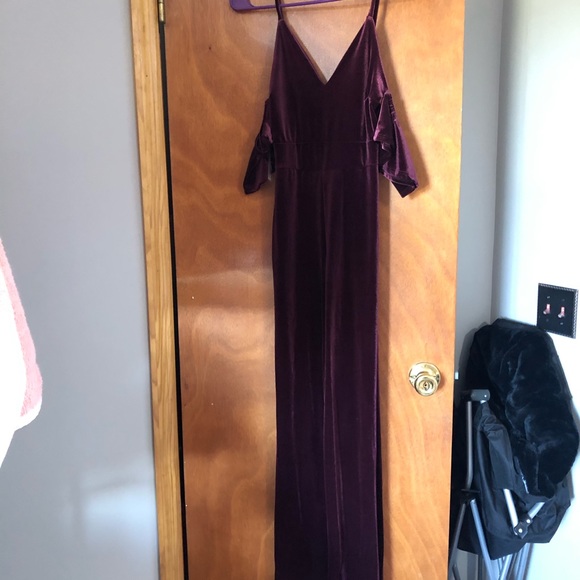Brand new FashionNova velour jumpsuit - Picture 1 of 4
